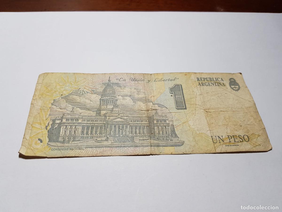 Billetes extranjeros: ARGENTINA- 1 PESO-1993 - Foto 2