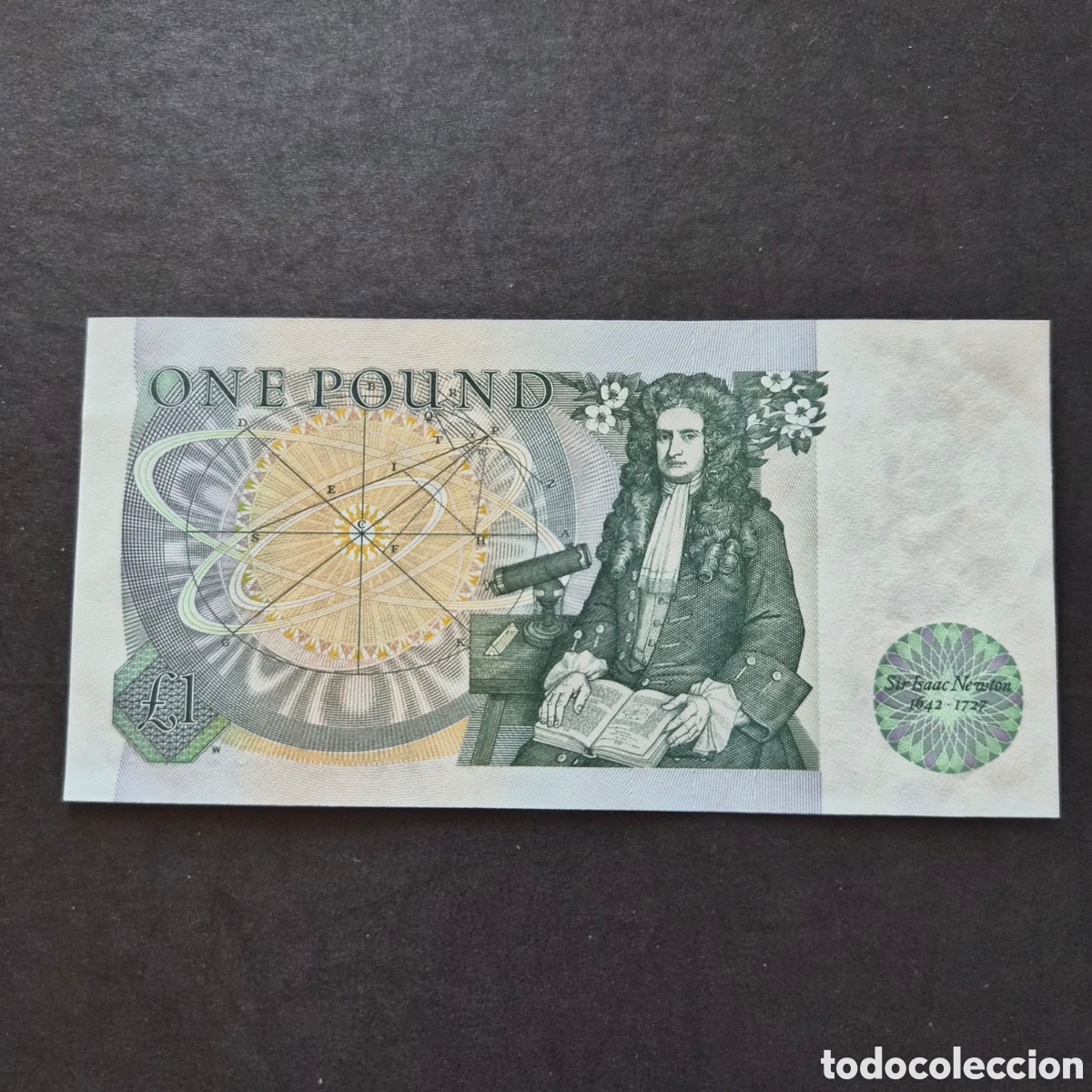 Billetes extranjeros: Billete de 1 libra a&ntilde;o 1982-84 - Foto 2