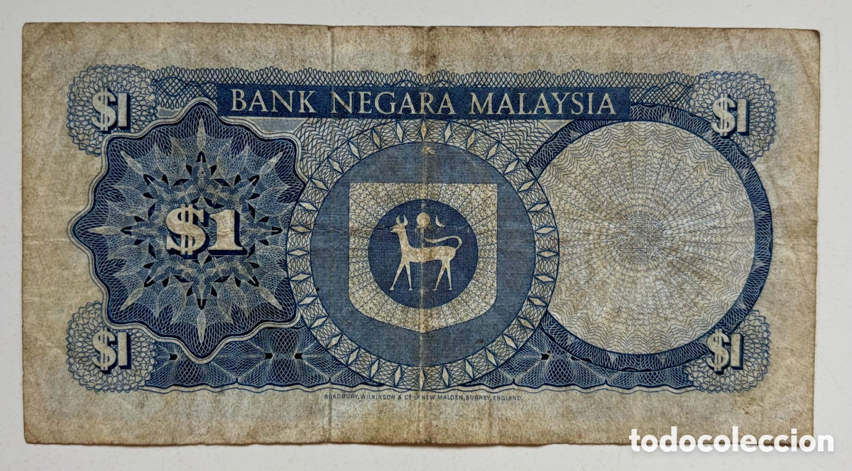 Billetes extranjeros: Billete MALASIA 1 Ringgit (1967-1972) Malaysia - Foto 2