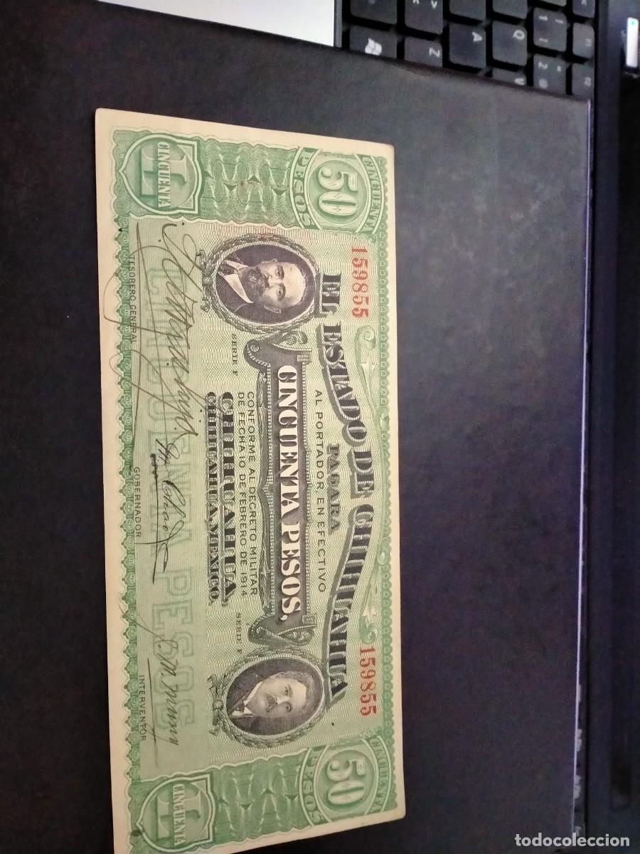 Billetes extranjeros: billete de mexico 1914 - Foto 1