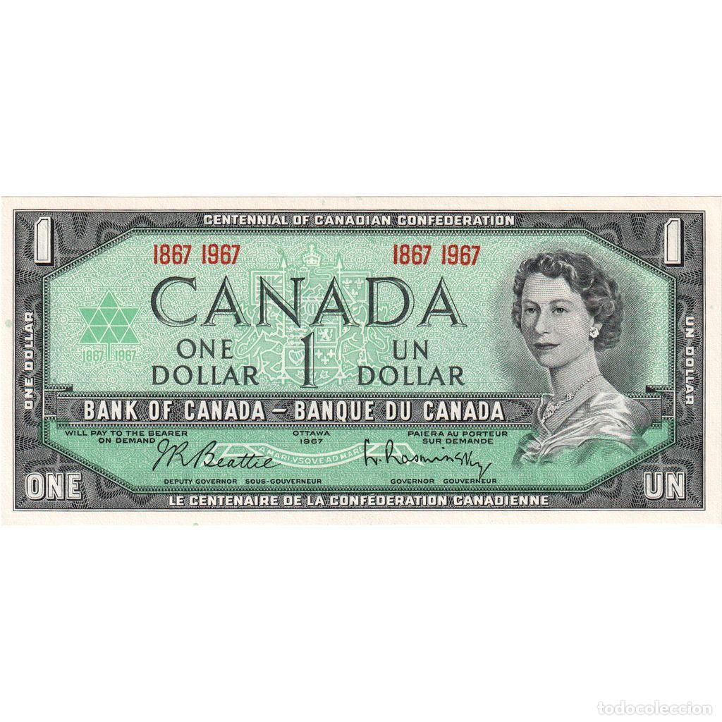 Billetes extranjeros: [#377609] Canad&aacute;, 1 Dollar, 1967, UNC - Foto 1