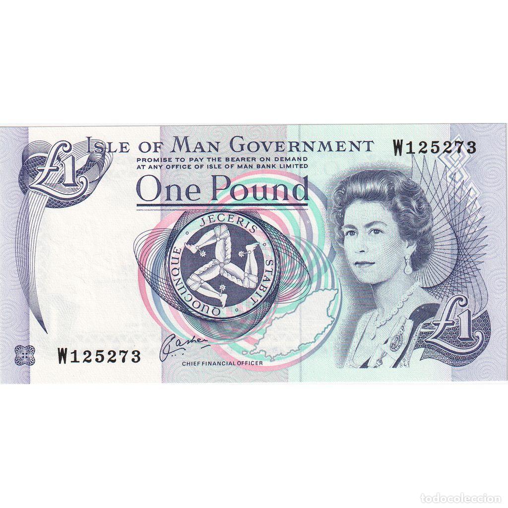 Billetes extranjeros: [#377625] Isla de Man, 1 Pound, 1991, UNC - Foto 1