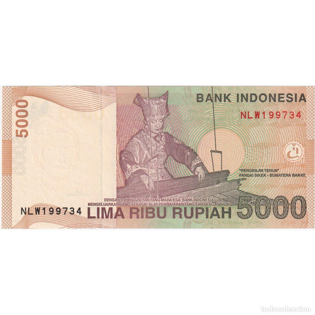 Billetes extranjeros: [#377644] Indonesia, 5000 Rupiah, 2001, UNC - Foto 2