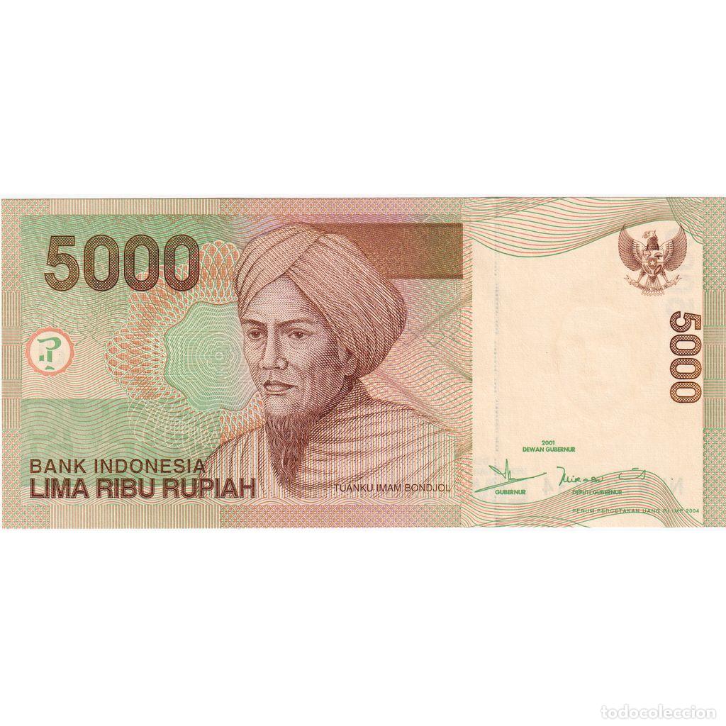 Billetes extranjeros: [#377644] Indonesia, 5000 Rupiah, 2001, UNC - Foto 1
