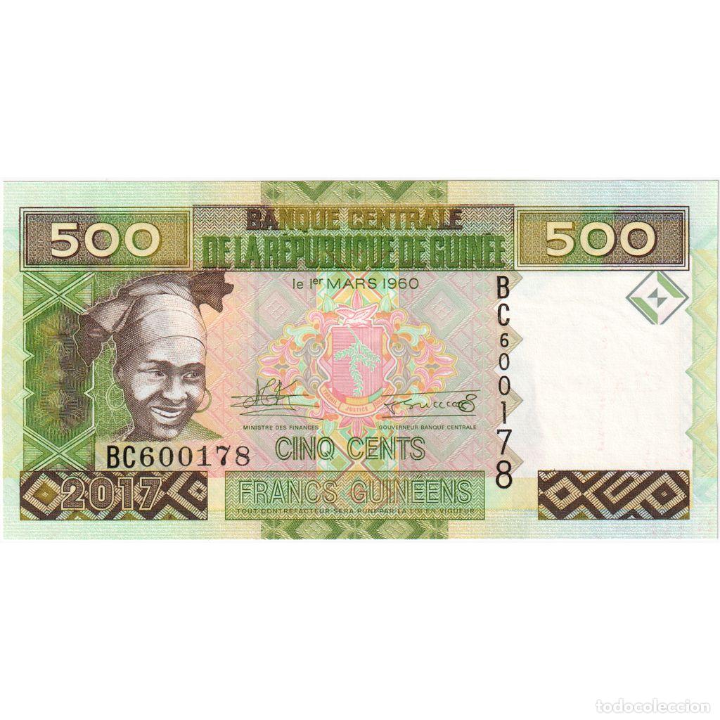 Billetes extranjeros: [#377647] Guinea, 500 Francs, 2017, UNC - Foto 1