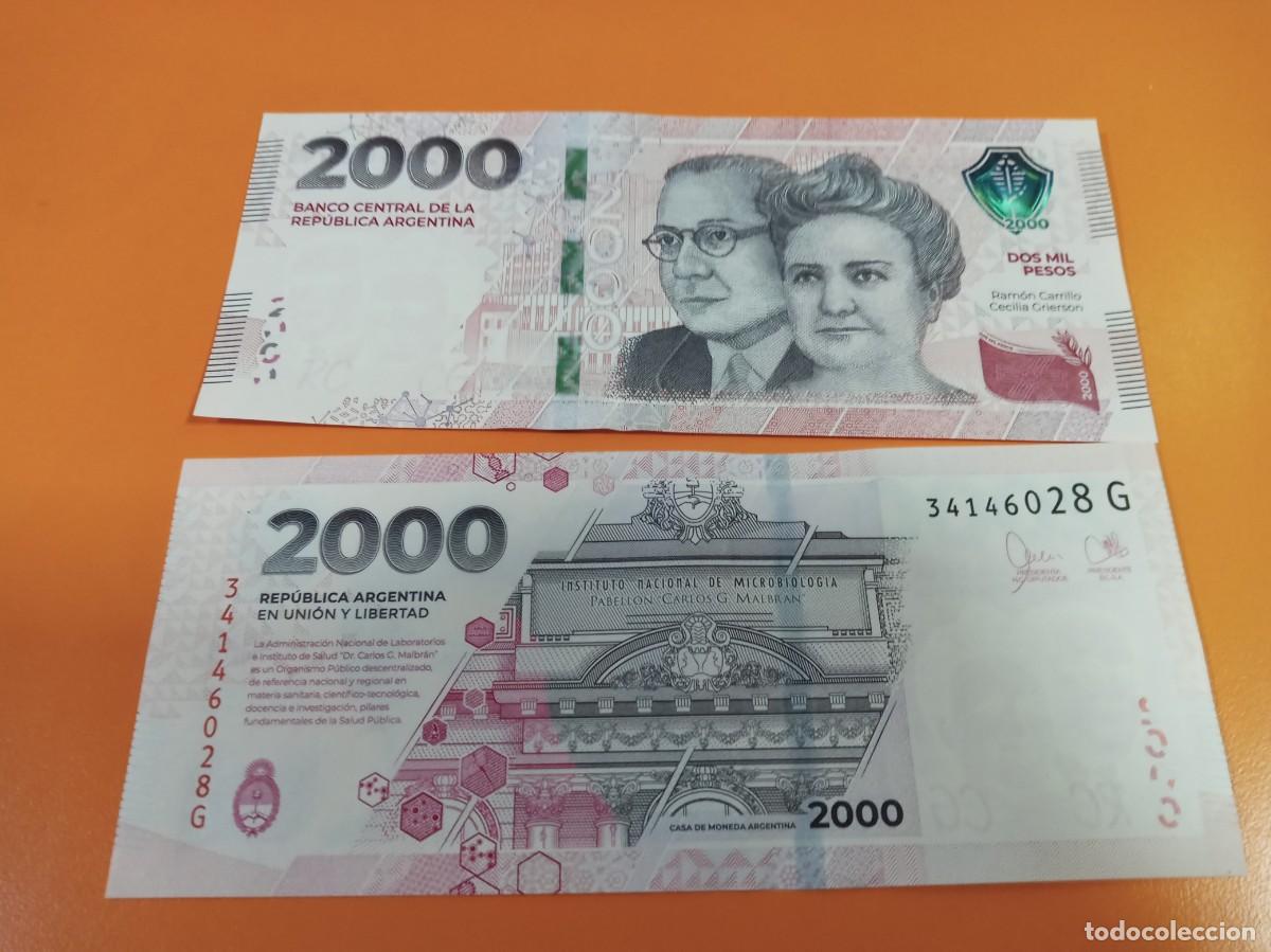 Billetes extranjeros: ARGENTINA 2000 PESOS 2024 - Foto 1