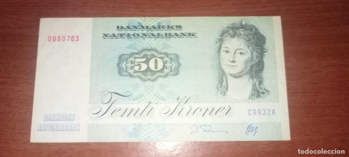 Billetes extranjeros: DINAMARCA 50 KRONER 1972 P50 VF #3 - Foto 1