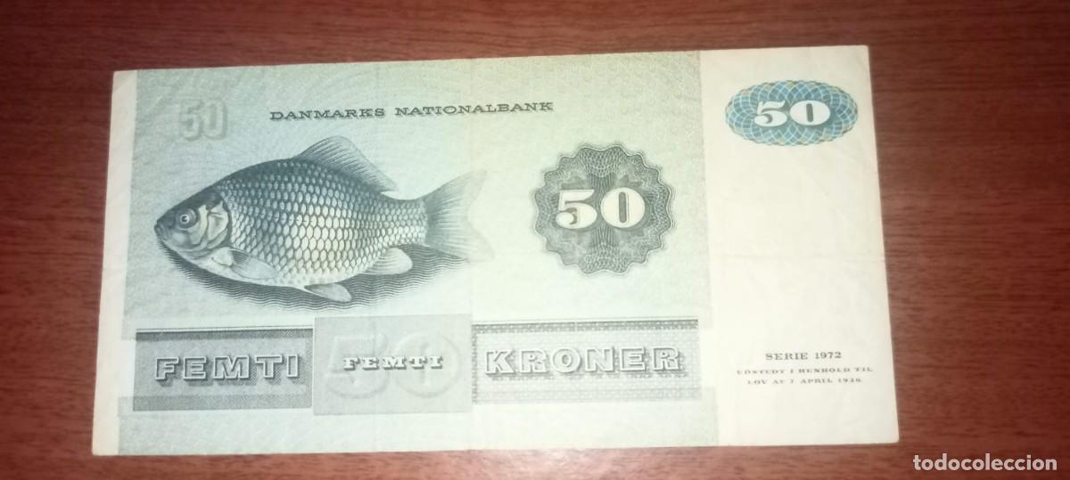 Billetes extranjeros: DINAMARCA 50 KRONER 1972 P50 VF #3 - Foto 2