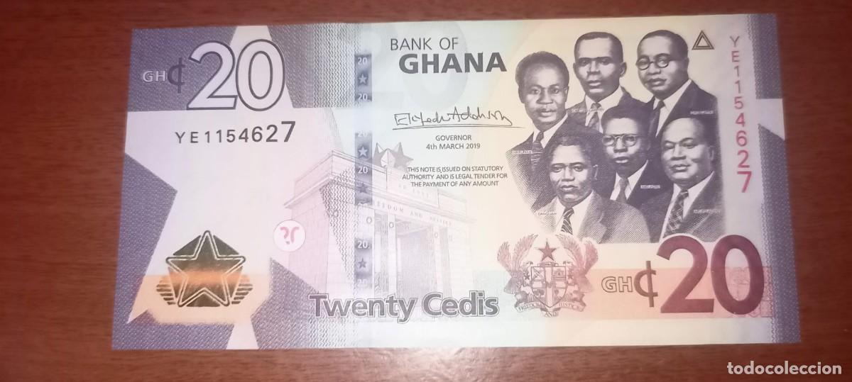 Billetes extranjeros: GHANA 20 CEDIS 2019 P48 UNC #7. - Foto 1