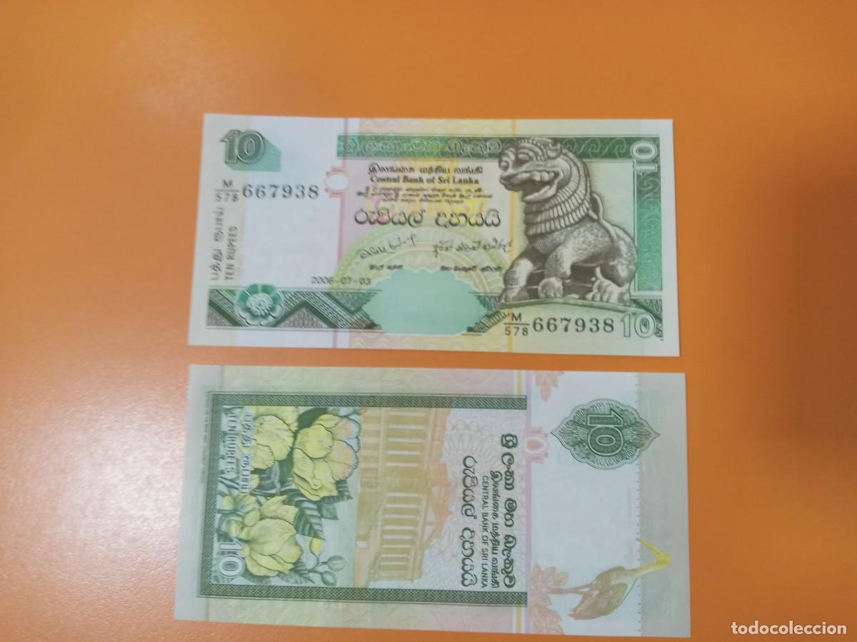 Billetes extranjeros: SRI LANKA 10 RUPIAS 2006 - Foto 1