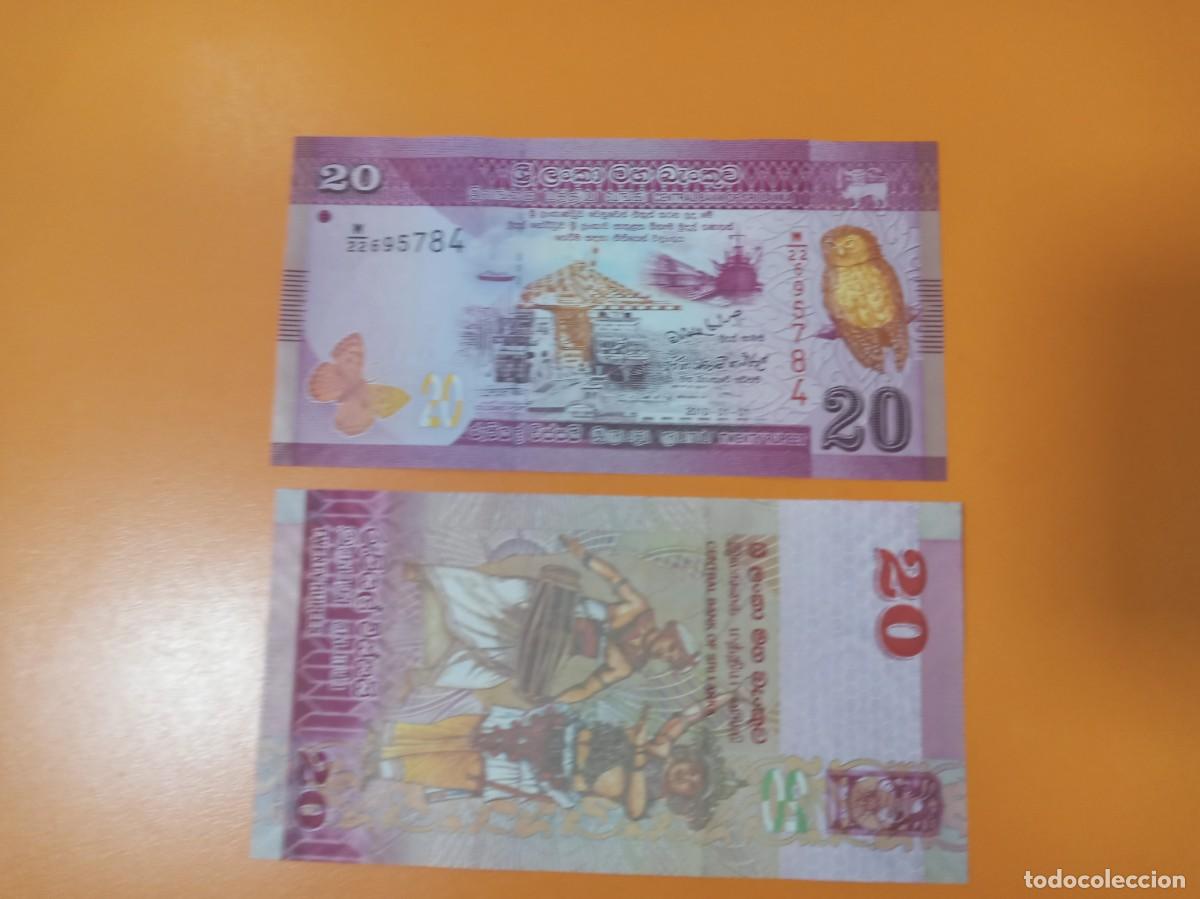 Billetes extranjeros: SRI LANKA 20 RUPIAS 2010 - Foto 1