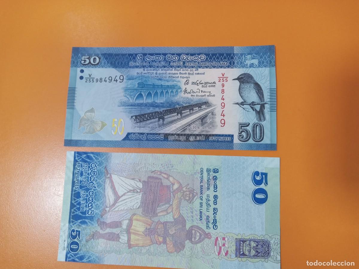 Billetes extranjeros: SRI LANKA 50 RUPIAS 2016 - Foto 1