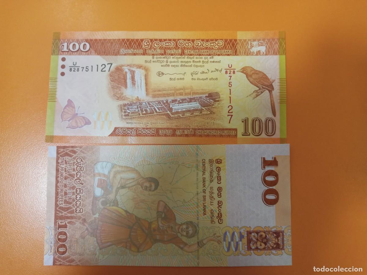 Billetes extranjeros: SRI LANKA 100 RUPIAS 2021 - Foto 1