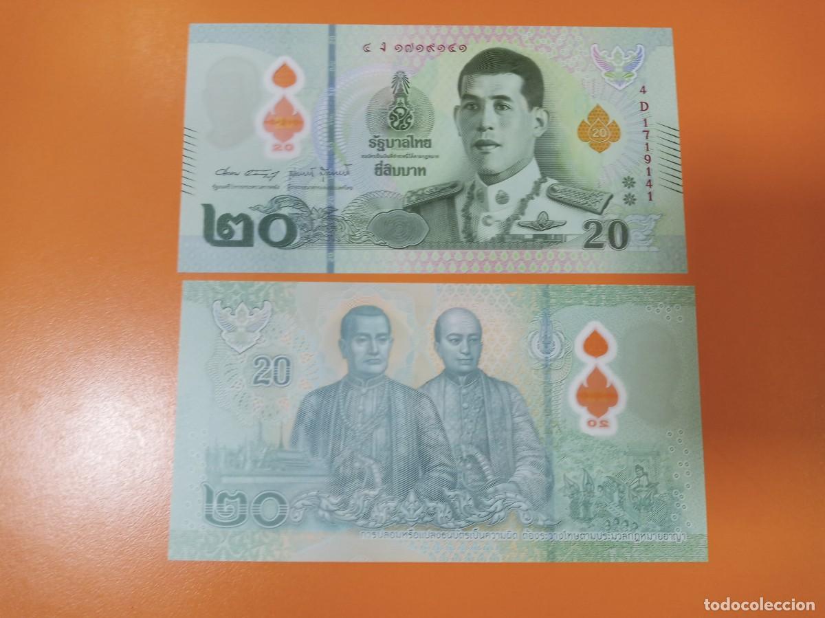 Billetes extranjeros: TAILANDIA 20 BAHT 2022 - Foto 1