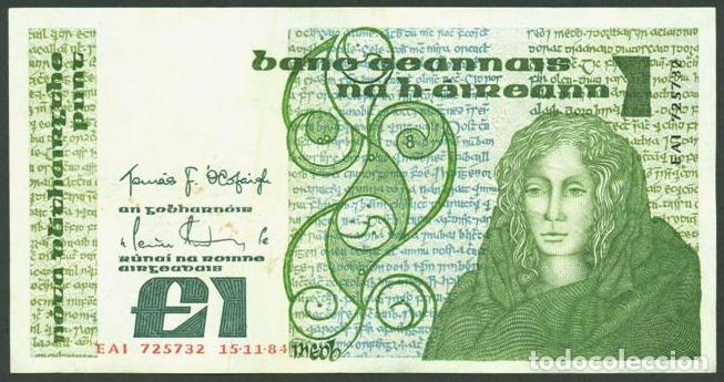 International Banknotes: IRLANDA - EIRE. 1 pound 15.11. 1984. Pick 70c.