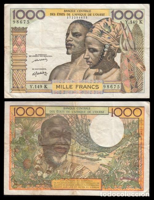 Banconote internazionali: Senegal 1.000 Francs 1959-1965 Pick K703l