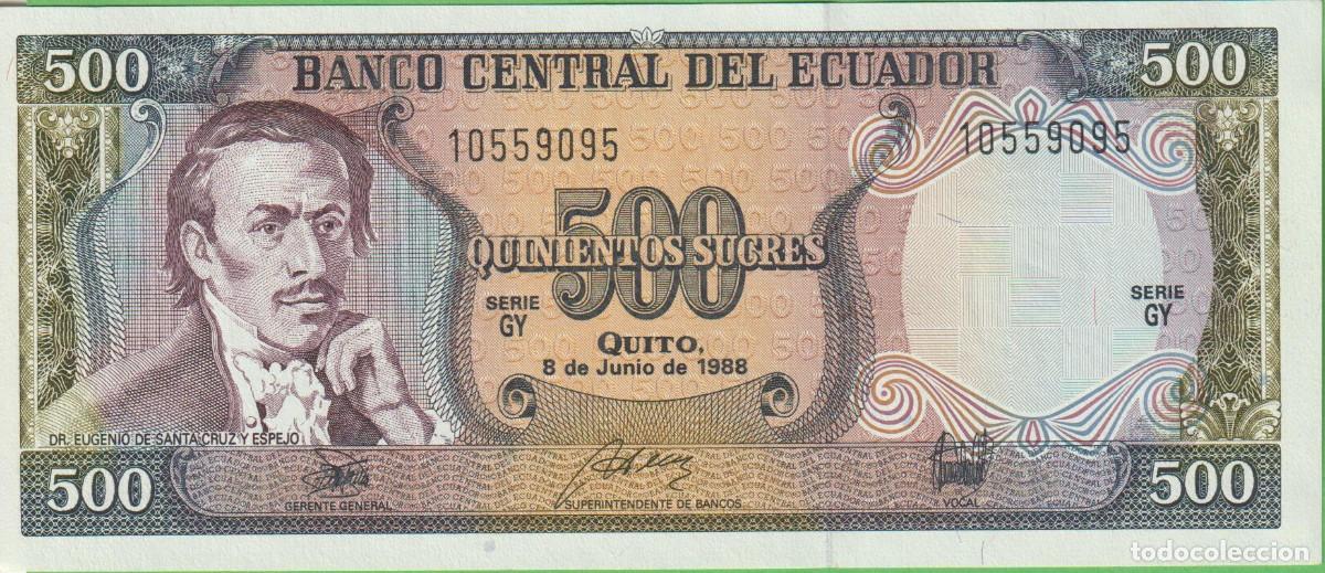 Banconote internazionali: BILLETES - ECUADOR - 20 SUCRES 1988 - PICK-121a - (SC)