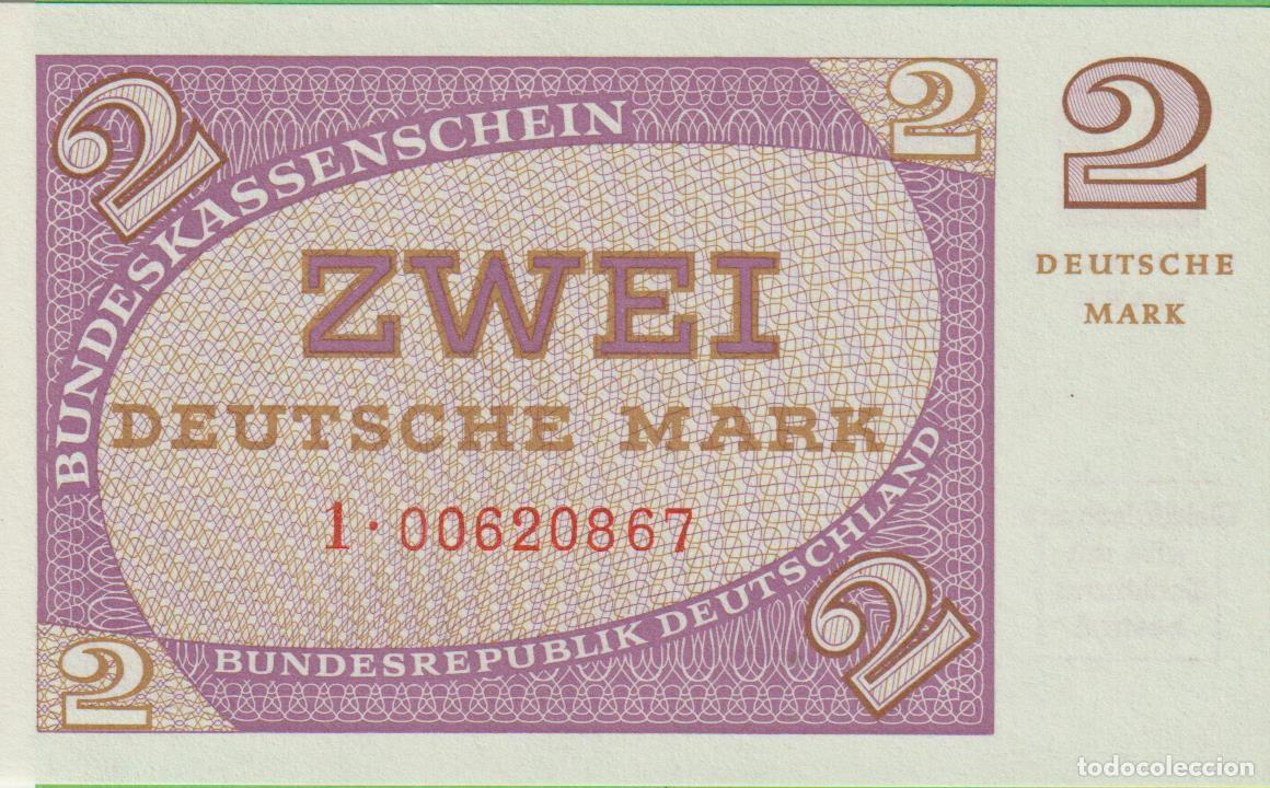 International Banknotes: BILLETES - GERMANY-ALEMANIA - 2 DEUTSCHE MARK - N/D. - SERIE 1-00620867 - PICK-29 (SC)