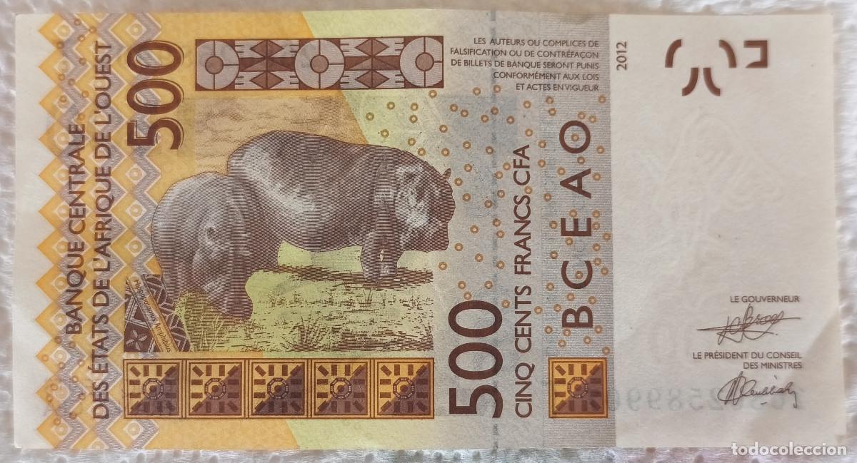 International Banknotes: 500 CINQ CENTS FRANCS CFA - BCEAO TOGO 2012 - Nuevo sin circular