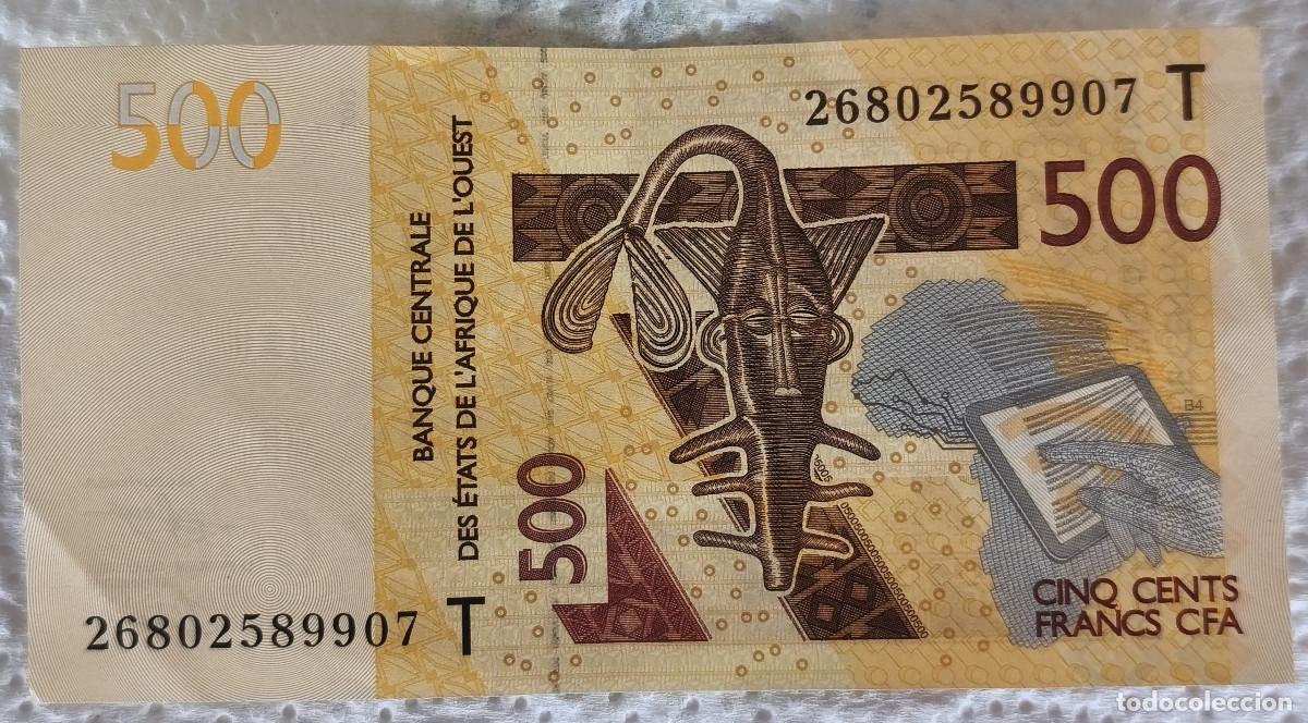 Billetes extranjeros: 500 CINQ CENTS FRANCS CFA - BCEAO TOGO 2012 - Nuevo sin circular