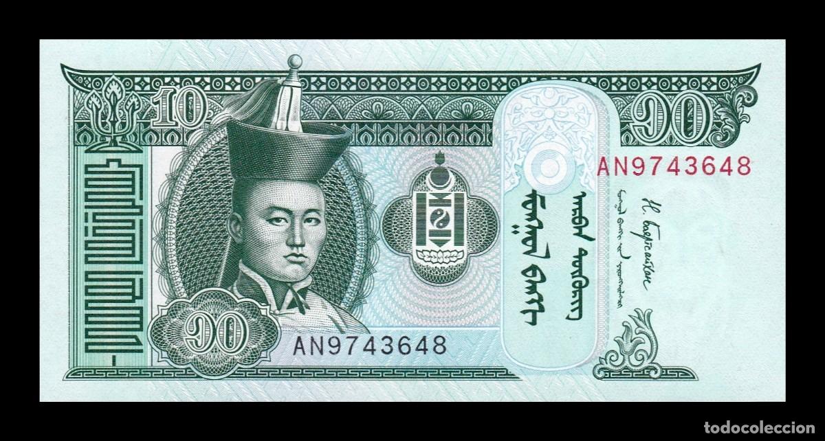 Billetes extranjeros: Mongolia 10 Tugrik Sukhe Bataar 2018 Pick 62j Sc Unc