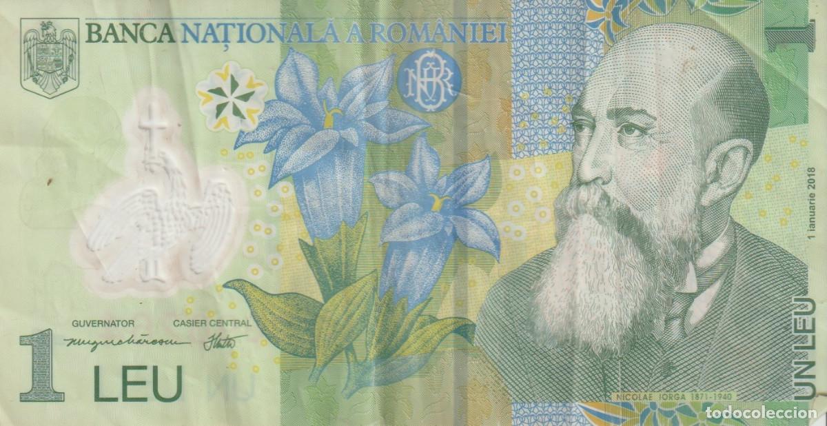 Billetes extranjeros: BILLETE 1 LEU ROMANIA - Foto 1