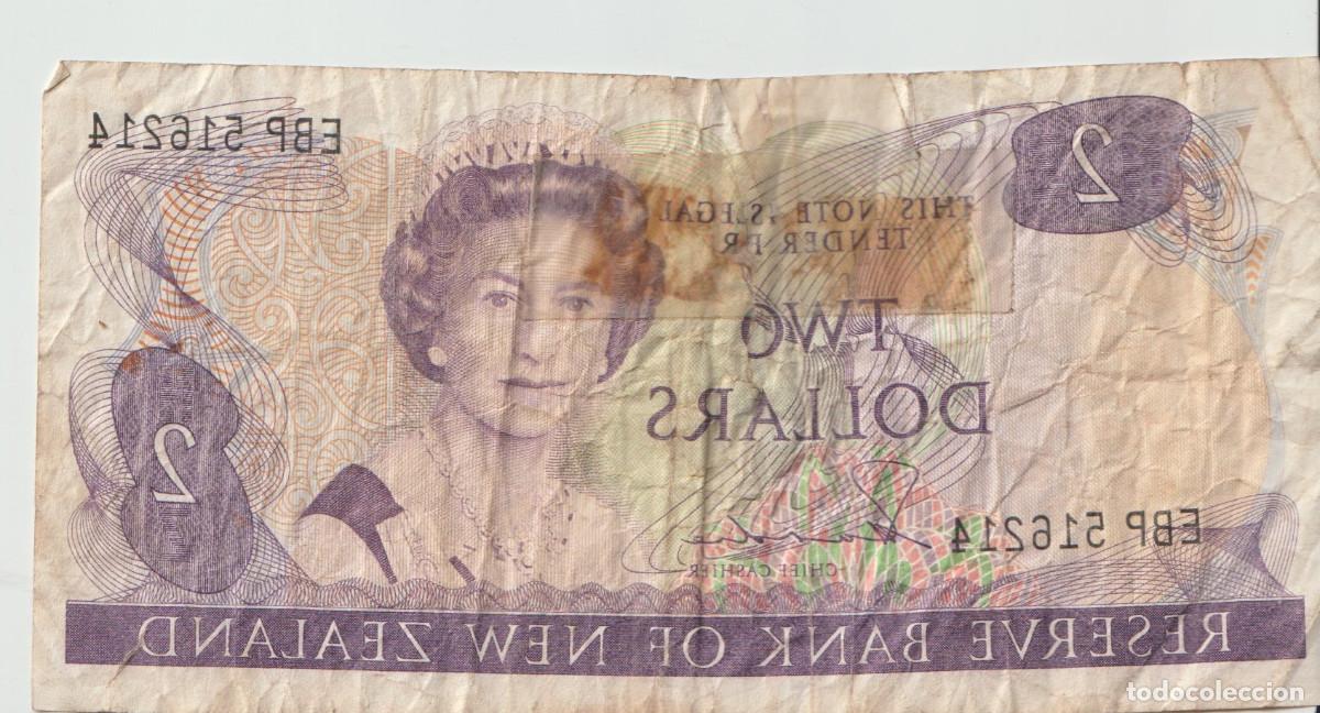 Billetes extranjeros: BILLETE2 DOLARES NUEVA ZELANDA - Foto 1