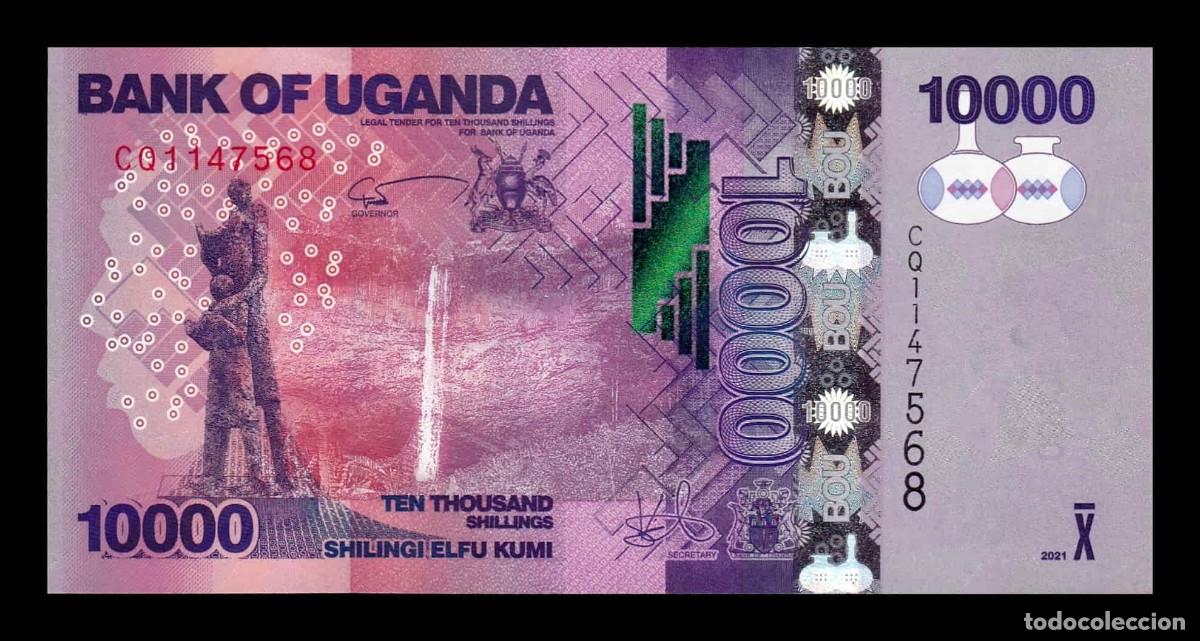 Billetes extranjeros: Uganda 10000 Shillings 2021 Pick 52g Sc Unc