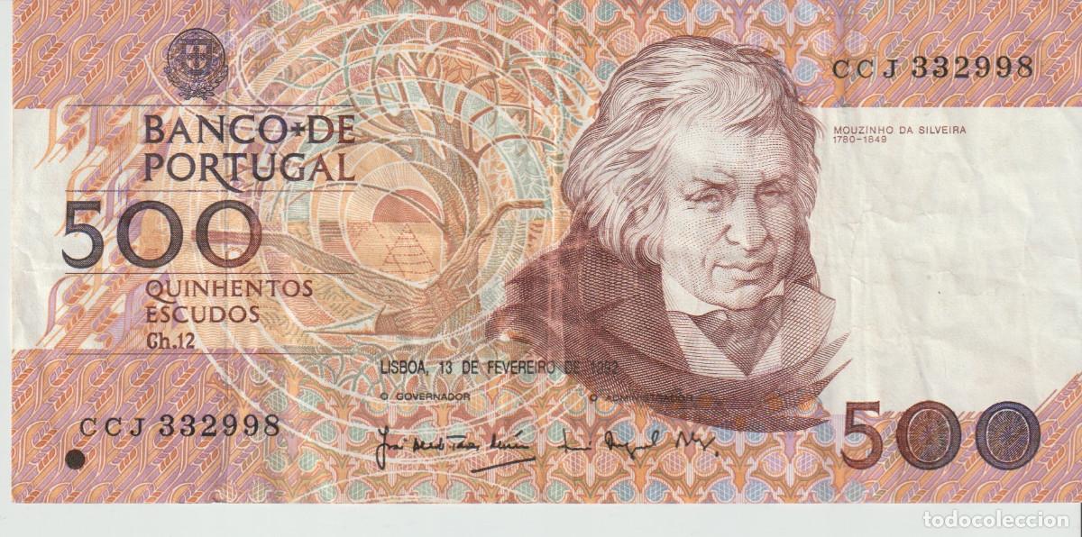 Billetes extranjeros: BILLETE 500 ESCUDOS PORTUGAL