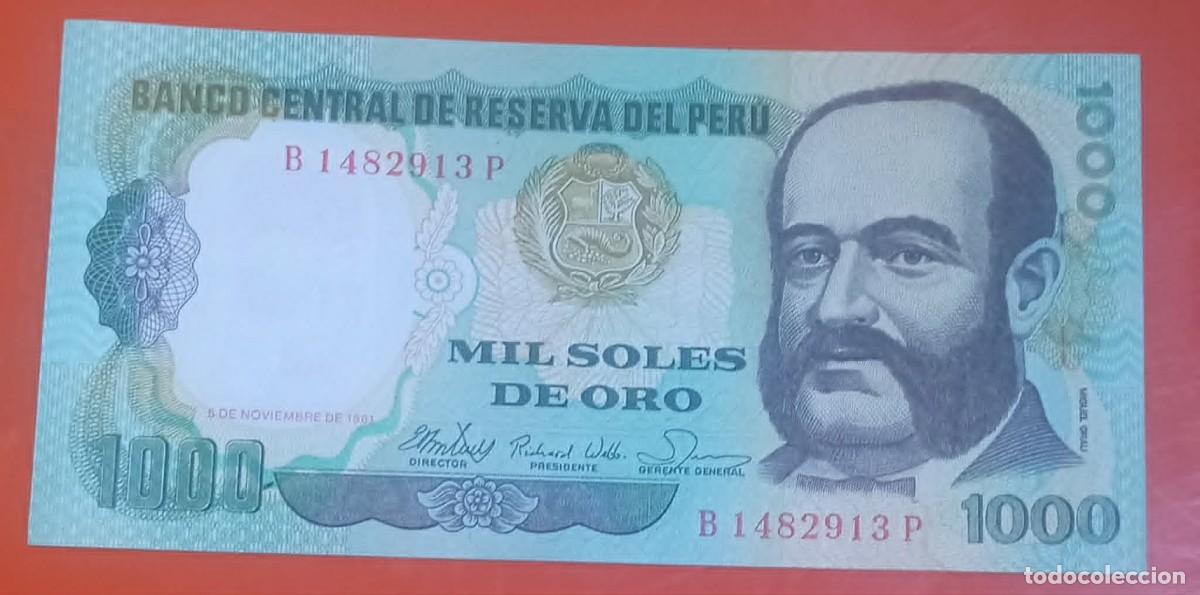 Billetes extranjeros: Billete Peru 1955. Banco Central de Reserva. 10 Soles de Oro.