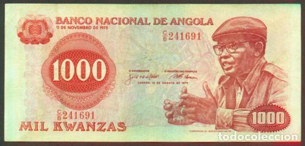 Notas Internacionais: ANGOLA. 1000 kwanzas 1979. Pick 117.