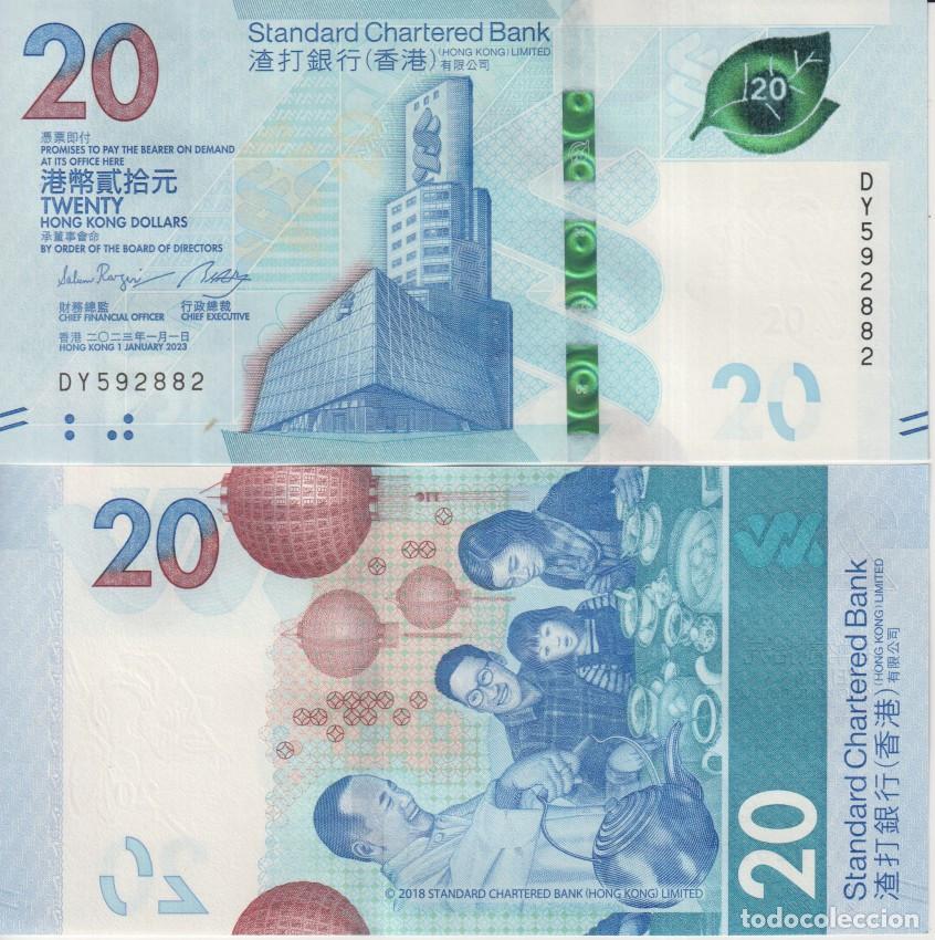 Billetes extranjeros: Hong Kong 20 hong kong dollars Pick W 302 c SC/UNC
