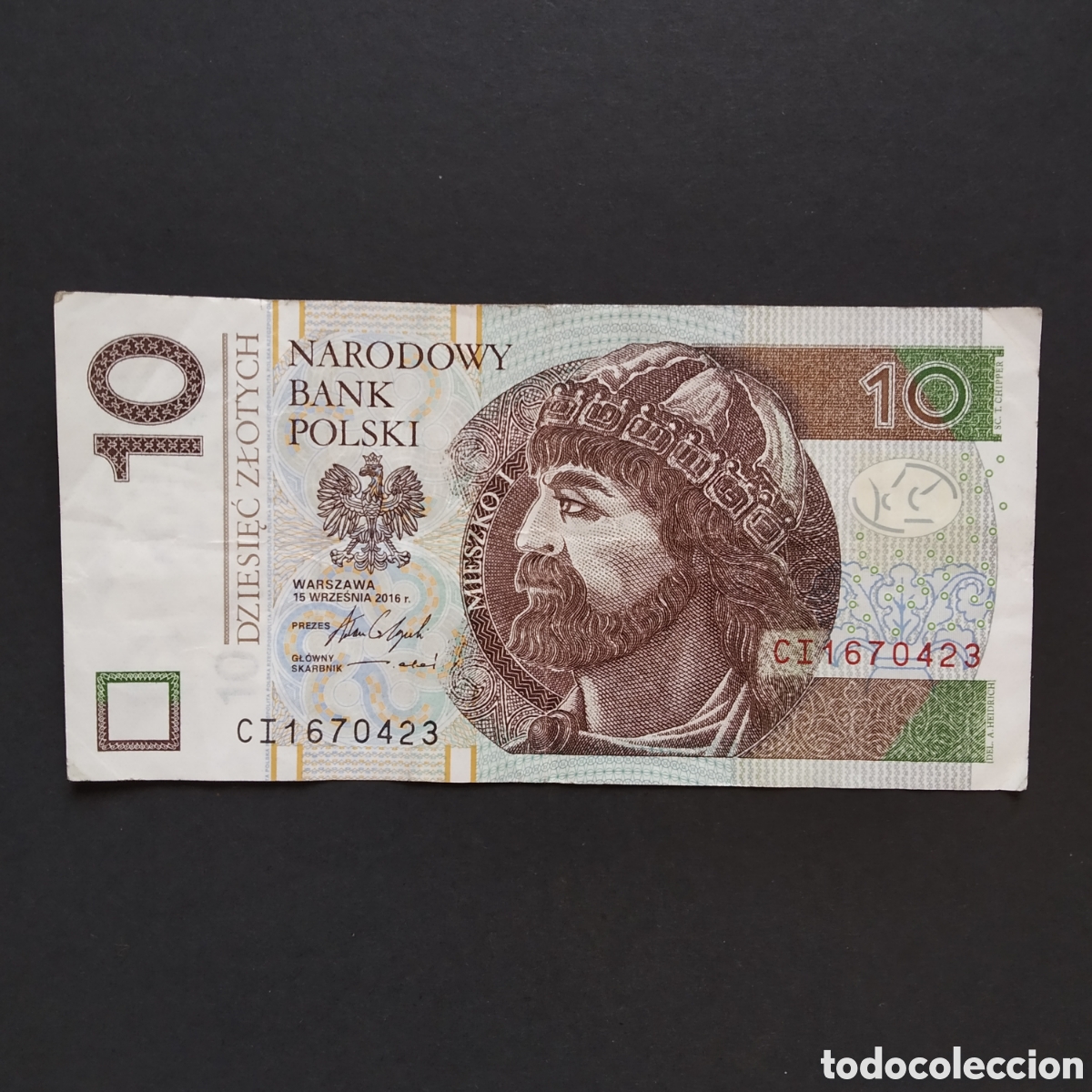 Billetes extranjeros: BILLETE - POLONIA 10 ZLOTYCH 2016 (CI1670423)