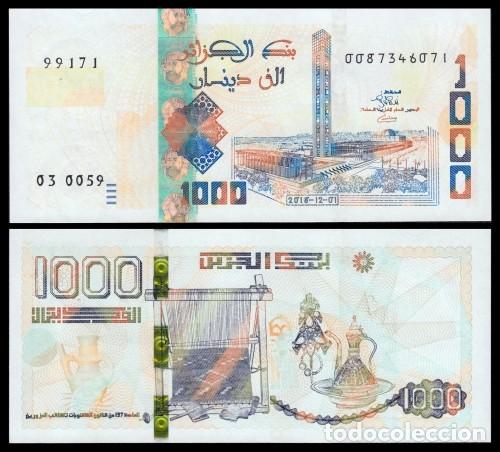Billetes extranjeros: Argelia 1.000 Dinars 11-12-2018 Pick 146b SC
