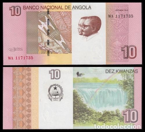 Billetes extranjeros: Angola 10 Kwanzas 2012 Pick 151B SC