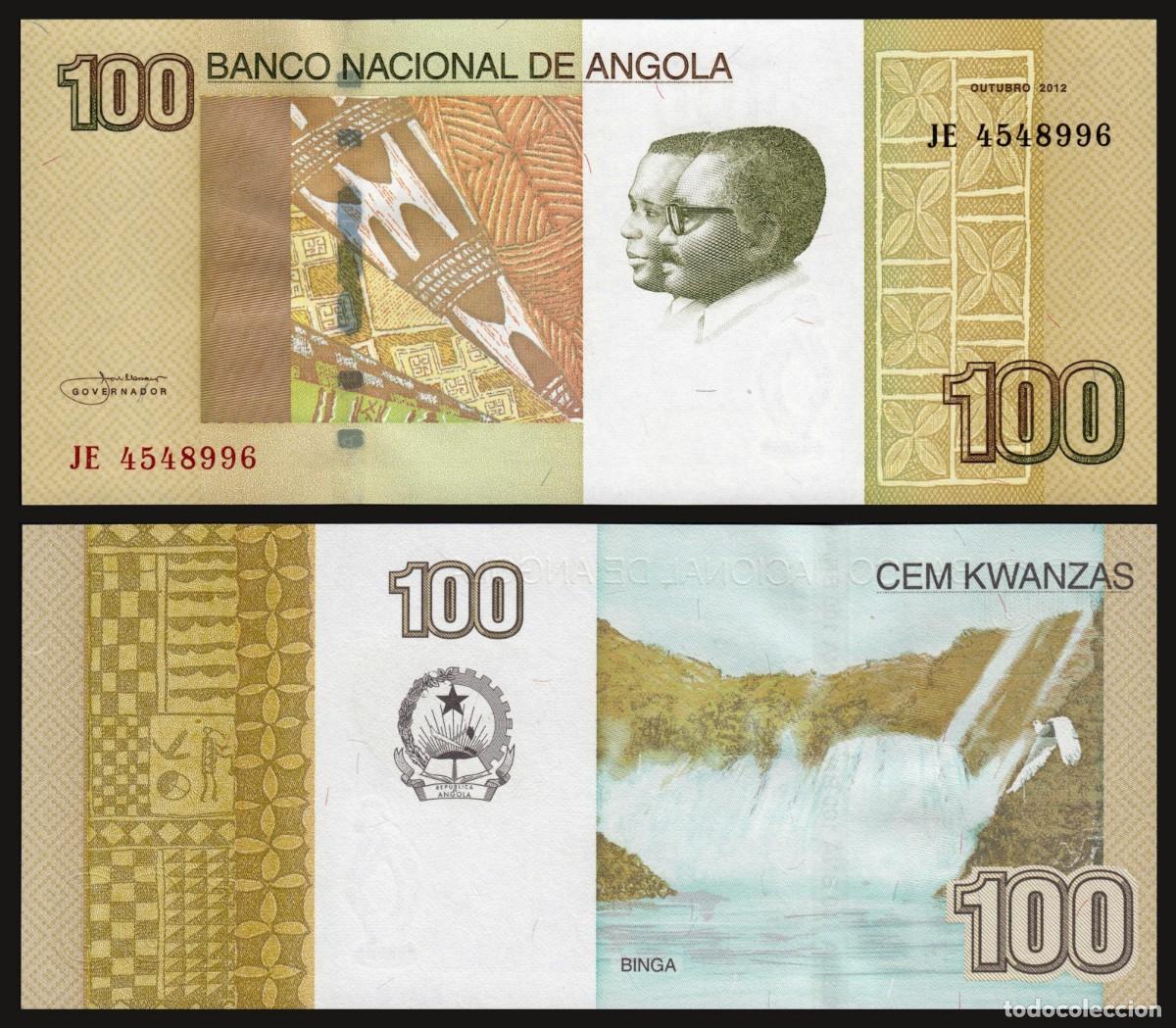 Billetes extranjeros: Angola 100 Kwanzas 2012 Pick 153a SC
