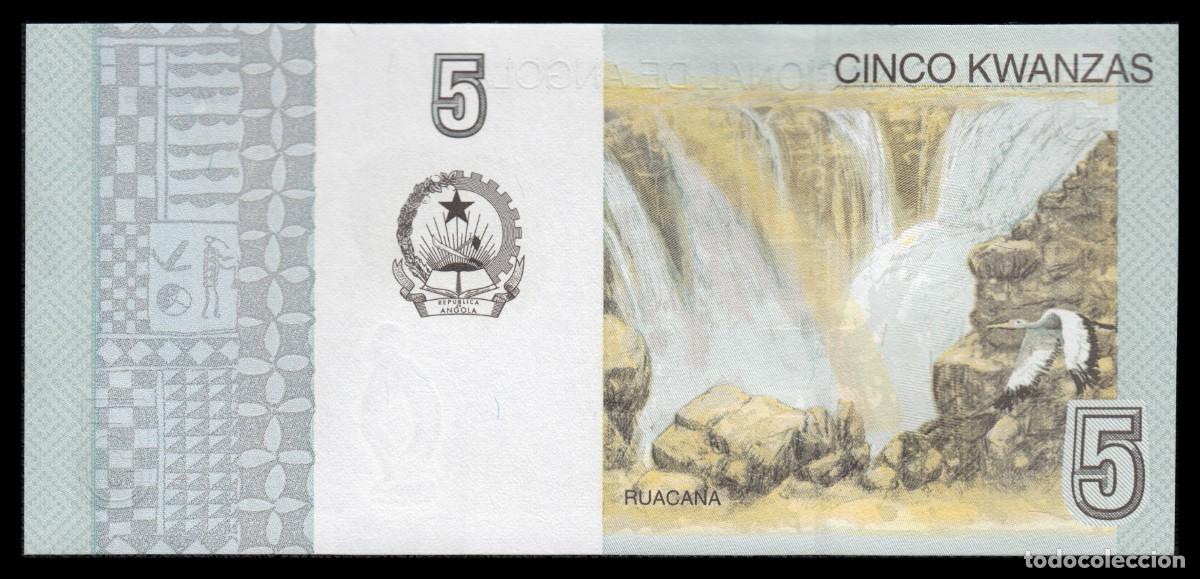 Billetes extranjeros: Angola 5 Kwanzas 2012 Pick 151A SC - Foto 3