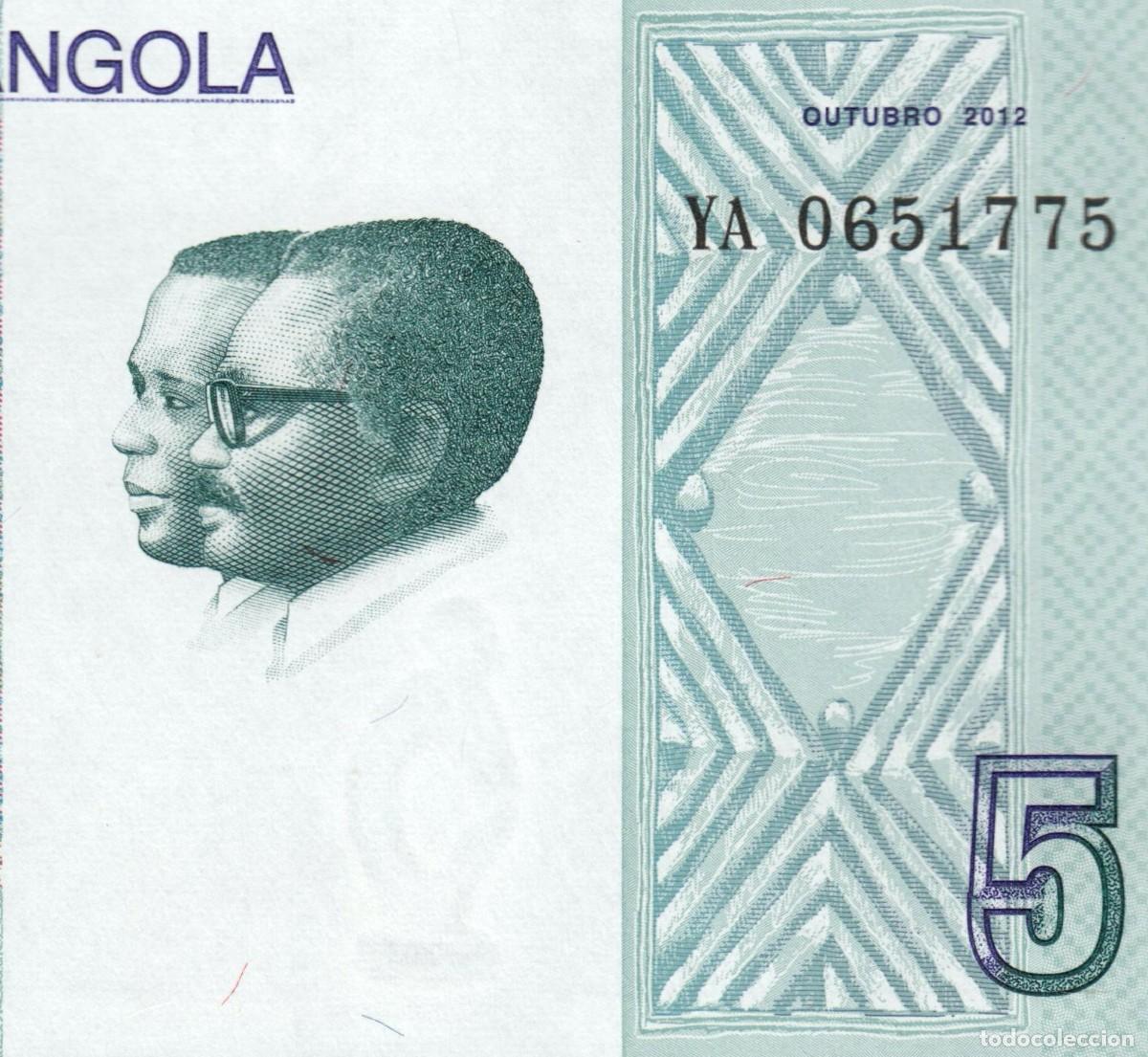 Billetes extranjeros: Angola 5 Kwanzas 2012 Pick 151A SC - Foto 4