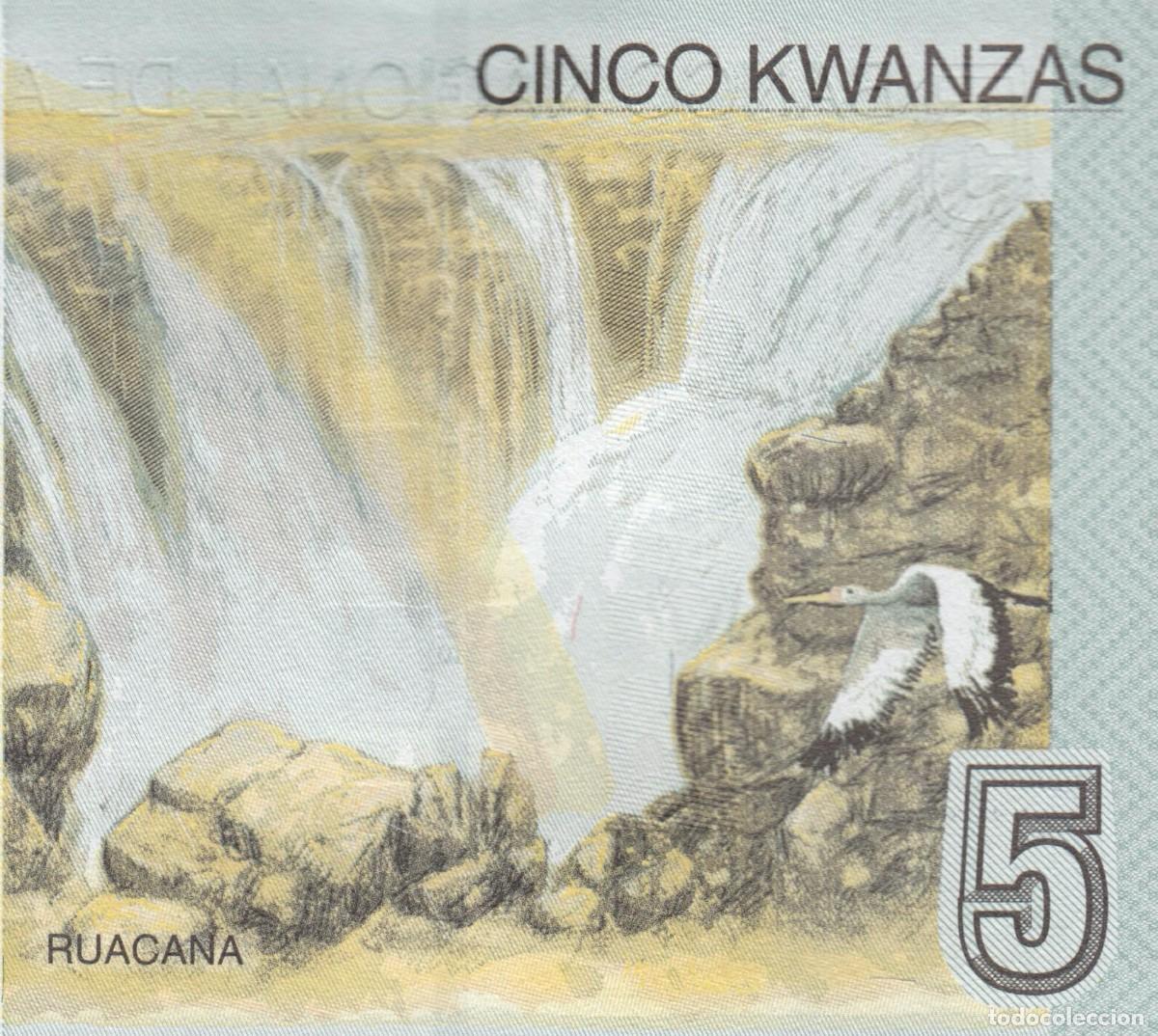 Billetes extranjeros: Angola 5 Kwanzas 2012 Pick 151A SC - Foto 5