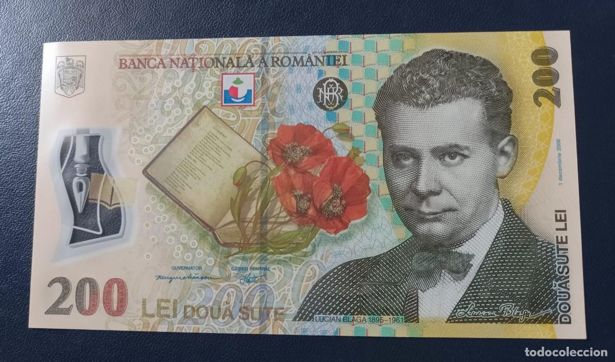 Billetes extranjeros: billete de 500 Lei de Rumania, emitido en 2005, PICK: 123. fabricado en pol&iacute;mero (pl&aacute;stico). UNC-SC