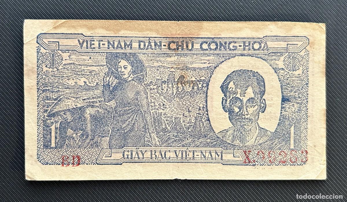 Billetes extranjeros: 1 DONG 1948 VIETNAM DEL NORTE. P# 16. RARA