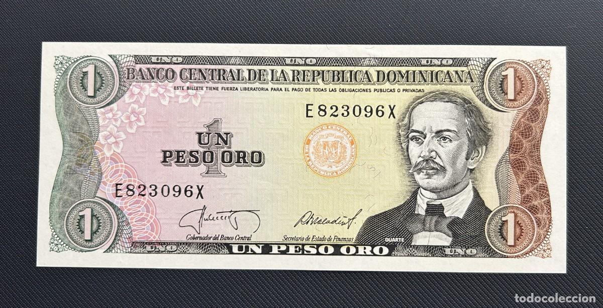 Billetes extranjeros: 1 PESO ORO 1987 REPUBLICA DOMINICANA. P# 126B. SC/UNC