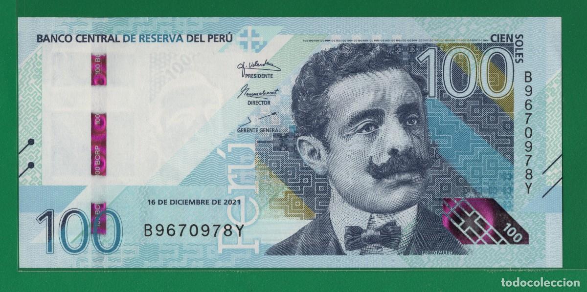 Billetes extranjeros: Billete Per&uacute; 100 Soles 16/12/21 UNC