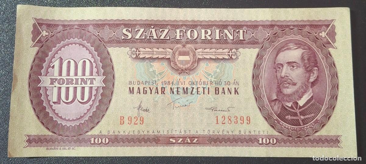 Billetes extranjeros: HUNGRIA 100 Flor&iacute;n 1984 Pick-171g (MBC+)