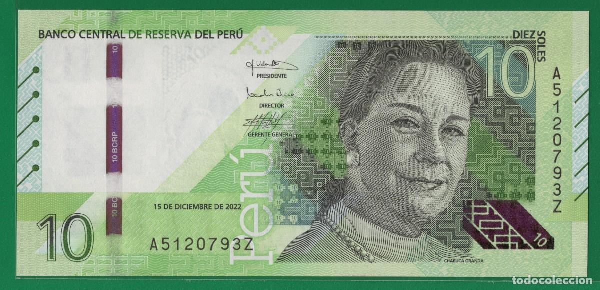 Billetes extranjeros: Billete Per&uacute; 20 Soles 15/12/22 UNC