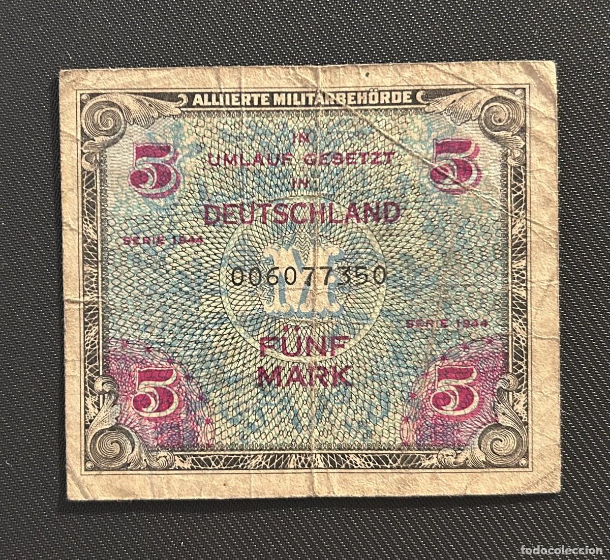 Notas Internacionais: 5 MARCOS 1944 ALEMANIA. P# 193A