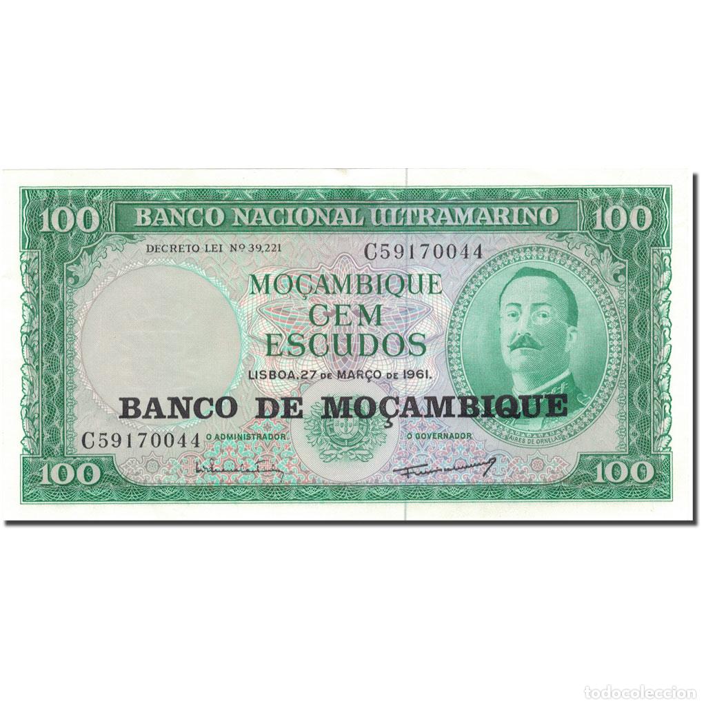 Billetes extranjeros: [#802817] Billete, 100 Escudos, 1961, Mozambique, 1961-03-27, KM:109a, UNC