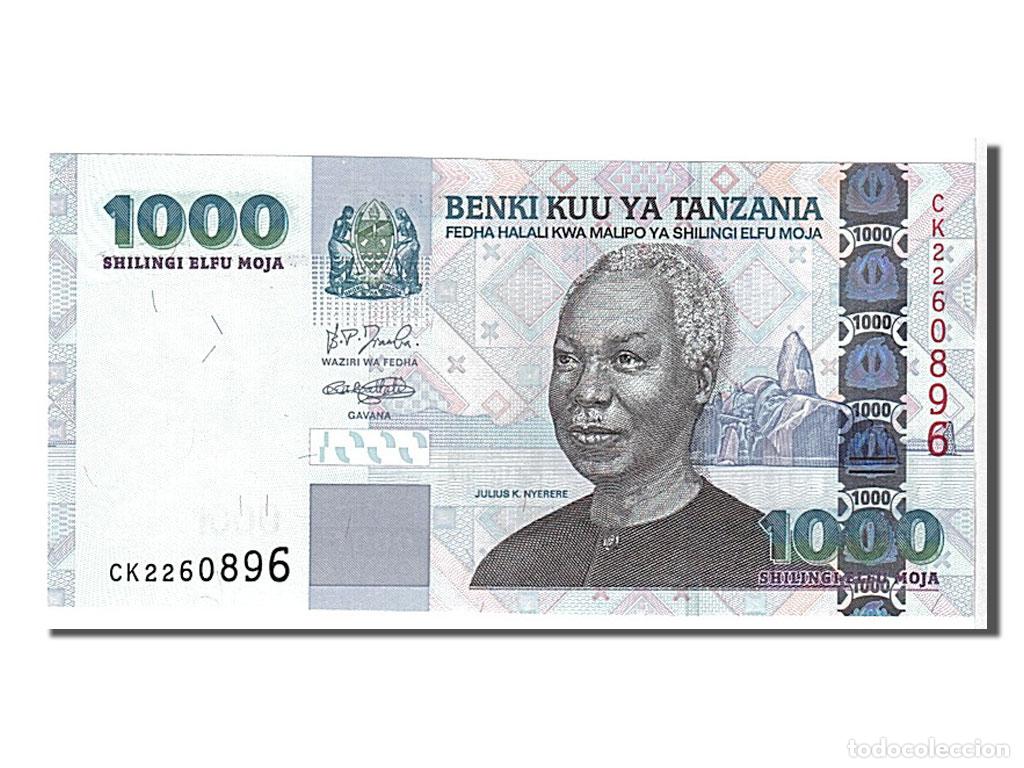 Billetes extranjeros: [#107890] Billete, 1000 Shilingi, 2003, Tanzania, KM:36a, UNC