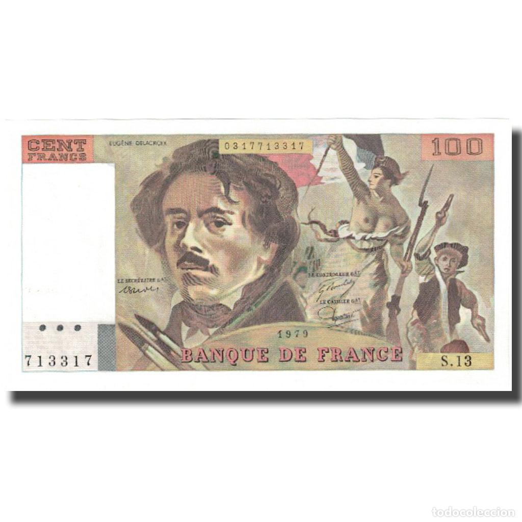 Billetes extranjeros: [#627184] Francia, 100 Francs, Delacroix, 1978, UNC, Fayette:69.2c, KM:154a