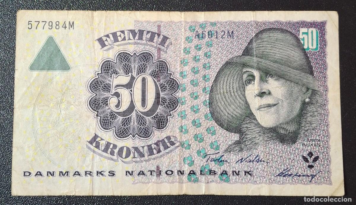 Billetes extranjeros: DINAMARCA 50 Corona 2002 Pick-55f (MBC)